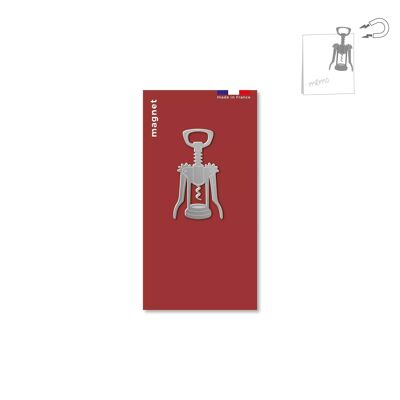 Metal magnet - corkscrew