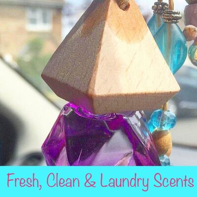 Aromas frescos, limpios y de lavandería - Ambientadores para el hogar y el automóvil - Cómodamente azul