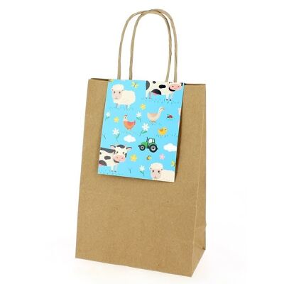 6 Farm Animal Gift Bags