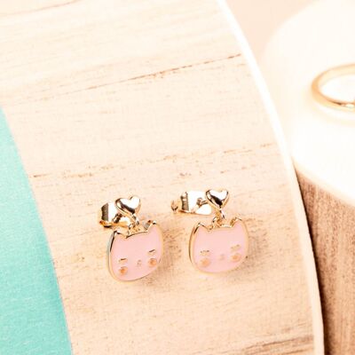 Children's jewelry - Cat earrings