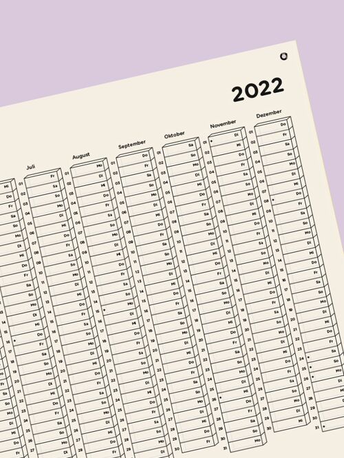 sous-bois - Wandkalender A3 -  2022