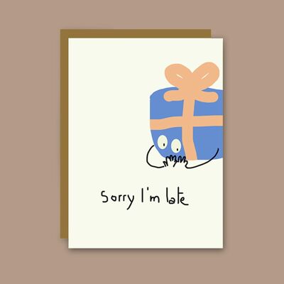 sous-bois - Greeting card - I'm late