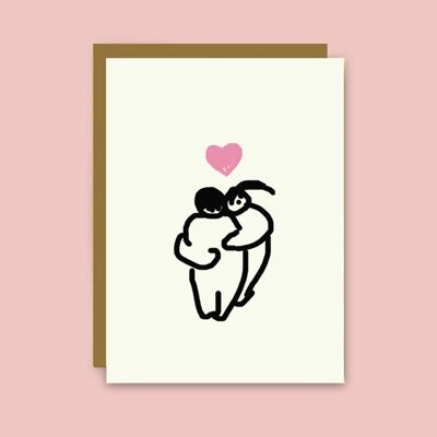 sous-bois - Greeting card - love