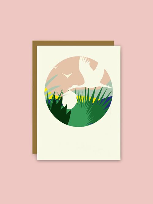 sous-bois - Greeting card - storch