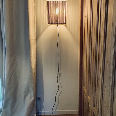 Lampada da parete o lampada rettangolare // Pizzo di lino - Collezione STRAIGHT