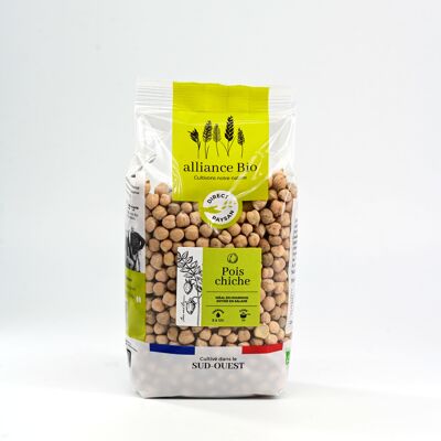 Organic chickpeas from France - 500g