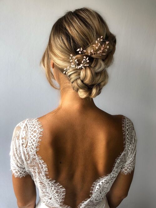 Lotis Hairpins Gold Hair Accessory Bride