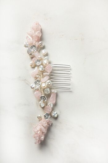 Gaia Haircomb Argent Accessoire pour cheveux Mariée 2