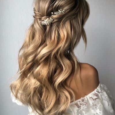 Forcine Ilse Argento Accessorio per capelli Sposa