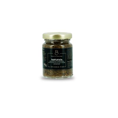 Tartufata - Specialità Funghi, Tartufo Estivo (5%) e Olive Nere, aromatizzata - 90 g