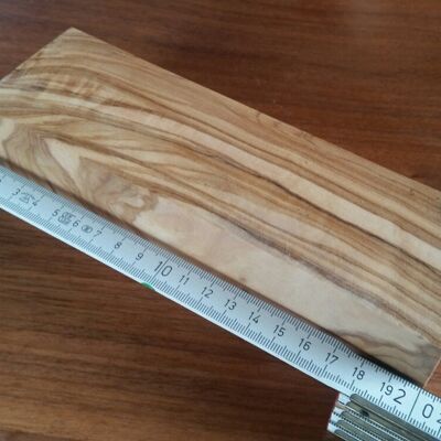 Échantillonnage en bois d'olivier, environ 60 x 60 x 200 mm, DIY