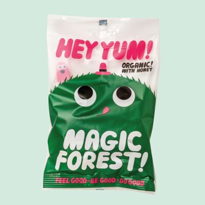 EHI YUM! Magic Forest - Gomme alla frutta biologiche, 100 g