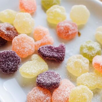 HÉ MIAM ! Sour Flower - Gummies aux fruits aigres biologiques, 100 g 3