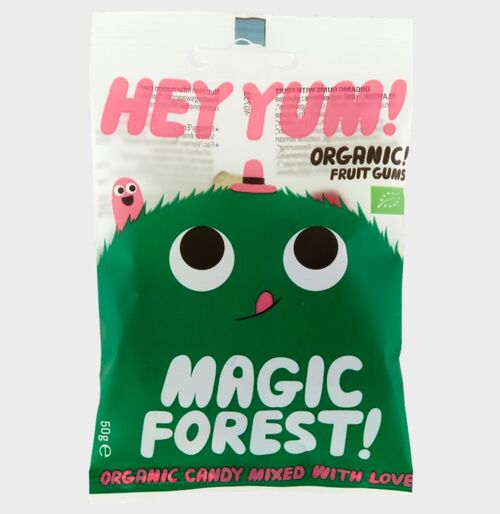 HEY YUM! Magic Forest - Organic Fruit Gums, 50 g