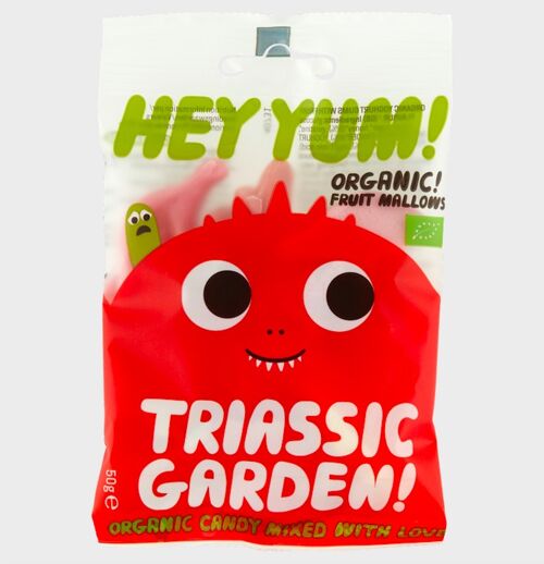 HEY YUM! Triassic Garden - Organic Fruit Marshmallow, 50 g