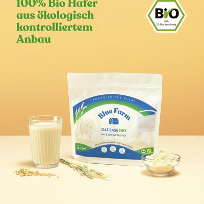 Base d'Avoine Bio - en sachets de 4l et 8l - 4l = 375 grammes