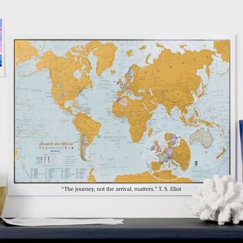 Carte Scratch the World® au format voyage. 3