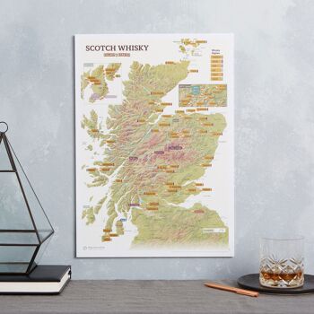 Scratch Off Scotland Whiskey Distilleries Imprimer 2