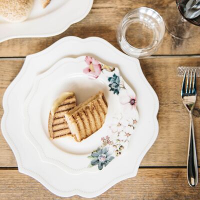 assiette de petit déjeuner