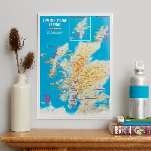 Scottish Island Bagging Collect & Scratch Print