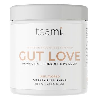Teami Gut Love Probiotique + Poudre Prébiotique 1