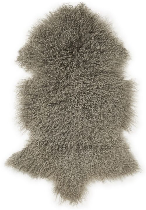 Shansi - Stylish and soft sheepskin - Dark Taupe