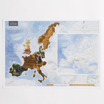 Impresión de rasguño de pinturas europeas de la National Gallery