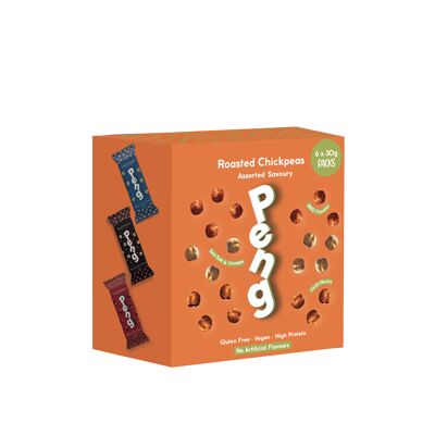 Multipack PENG 30g Assortiment de Pois Chiches Rôtis Salés