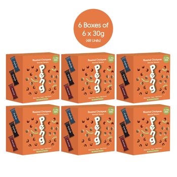 Multipack PENG 30g Assortiment de Pois Chiches Rôtis Salés 5