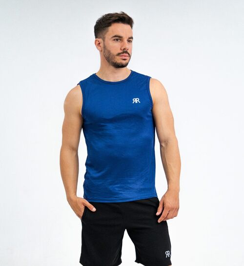 Primal sleeveless t-shirt performance - blue
