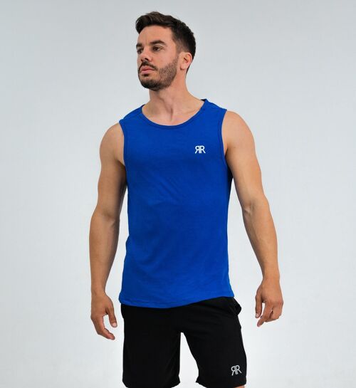 Essential sleeveless t-shirt relaxed - blue