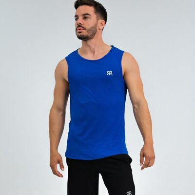 Essential sleeveless t-shirt relaxed - blue