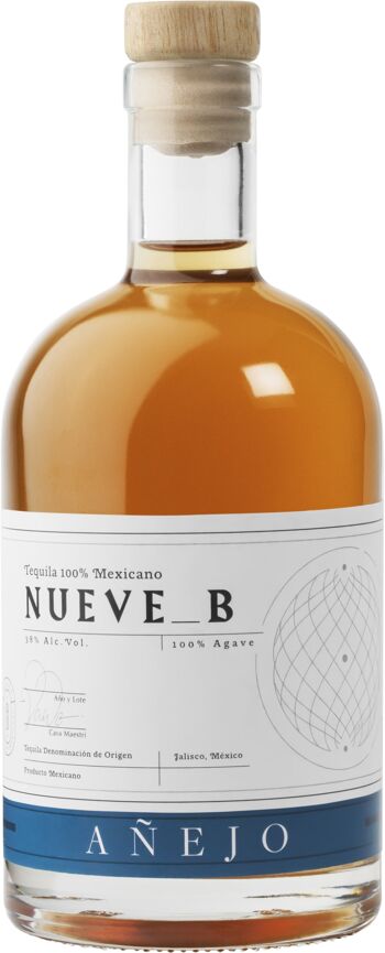 Tequila Nueve B Añejo 0,7l 38%