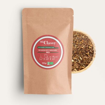 Infusion rooibos orange cannelle bio vrac mon petit papa noël