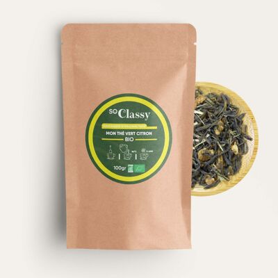 BULK ORGANIC LEMON GREEN TEA