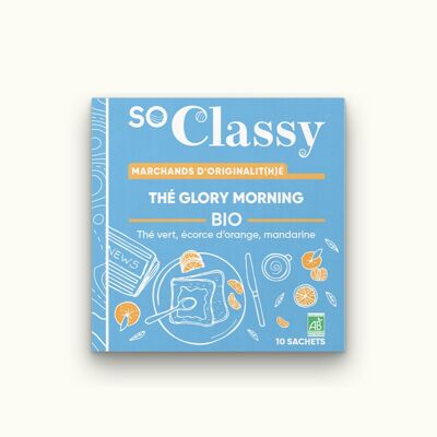 GLORY MORNING ORGANIC CITRUS GREEN TEA