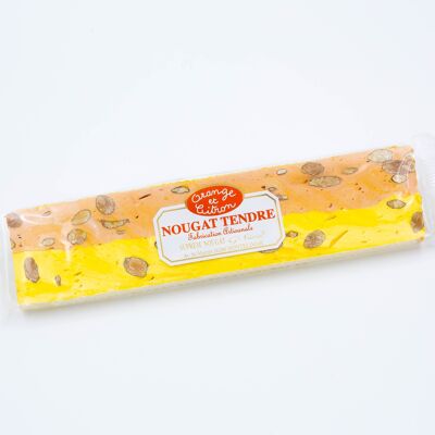 Barrita de turrón - sabor naranja limón - 100g