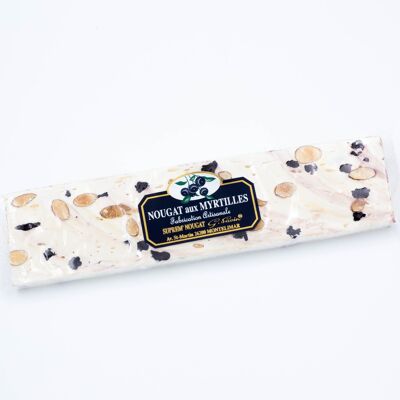 Barre de nougat tendre aux myrtilles - 100g