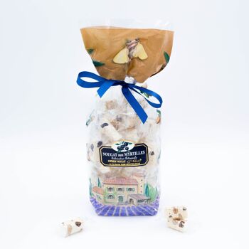 Sachet de nougat tendre aux myrtilles - 200g 2