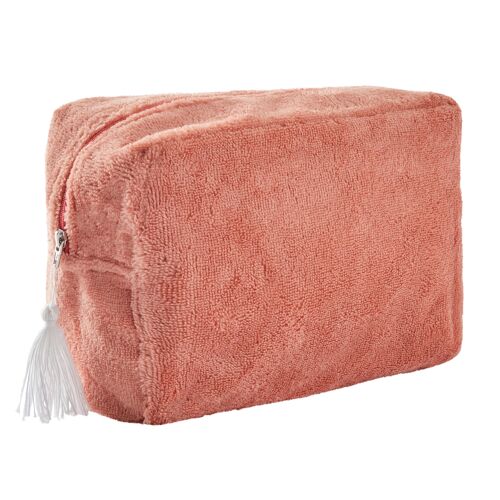 Trousse de toilette en bambou - marsala