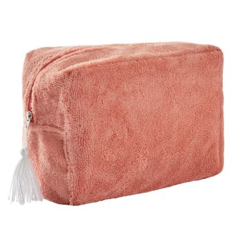 Trousse de toilette en bambou - marsala 1