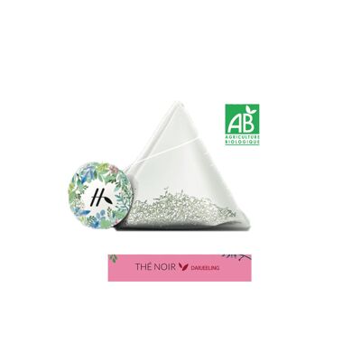 Thé noir - Darjeeling BIO en pyramides