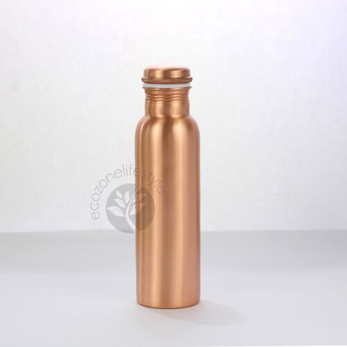 Plain Copper Bottle Matt - 1Ltr