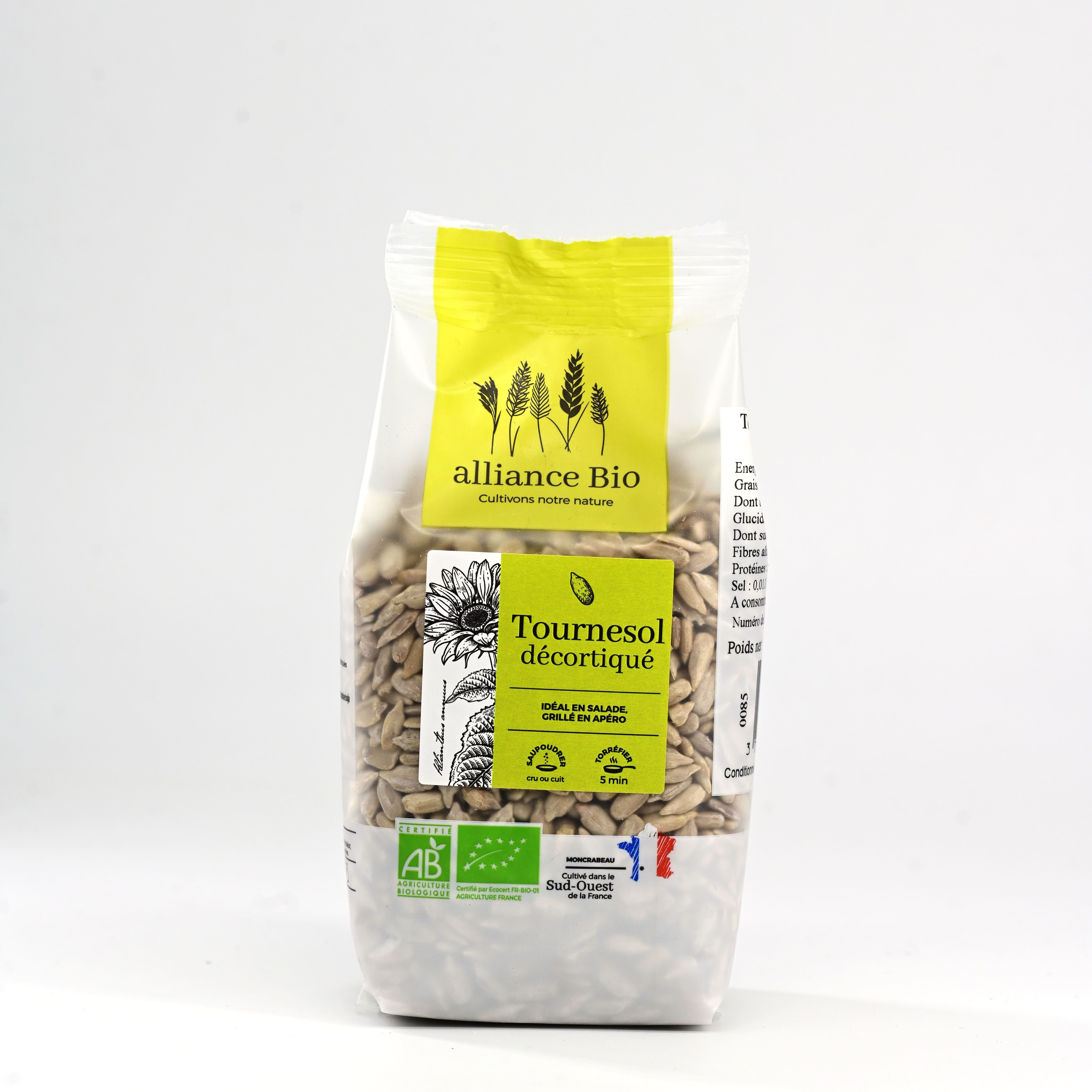 Tournesol décortiqué bio-250g