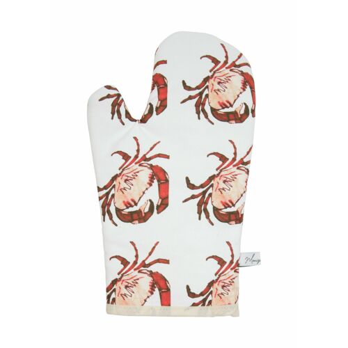 Crab Print Oven Glove