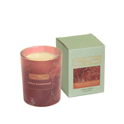 Bougie Votive Bois de Santal Indien