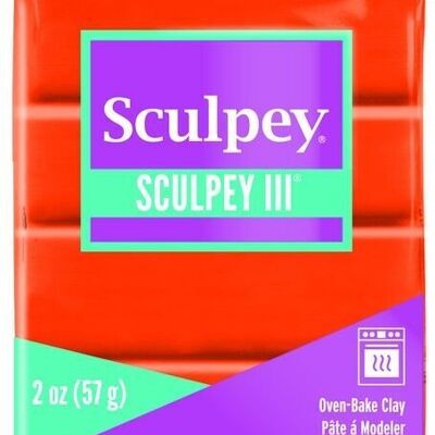 Sculpey III -- Just Orange