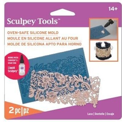Sculpey Silicone Oven Safe Mold -- Lace