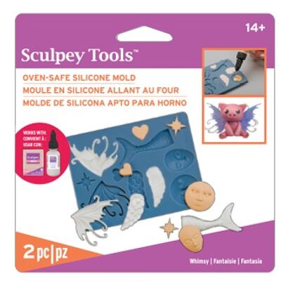 Sculpey Silicone Oven Safe Mold -- Whimsy