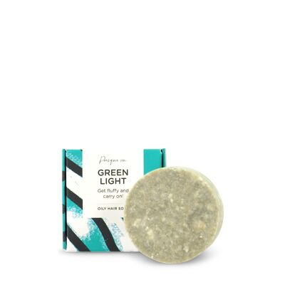 Green light - oily hair natural soap